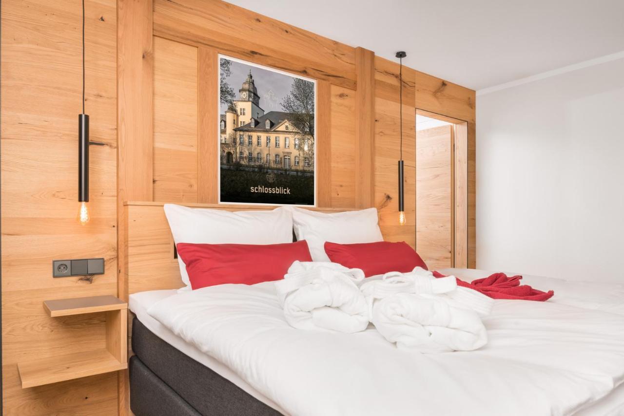 Chalet-Ferienwohnung Schlossblick, 51 Qm, Wellness/Fitness/Sauna - Bergroedelhof Feilitzsch Exterior foto
